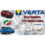 Bateri Kereta Battery M42  EFB VARTA 60B20L  START STOP  PERODUA MYVI,BEZZA,ARUZ,ATIVA,TOYOTA RUSH,N