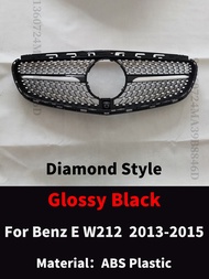 Front Bumper Grille Racing Hood Grill Grid Tuning Middle Mesh For Mercedes Benz E W212 2009-2015 E26