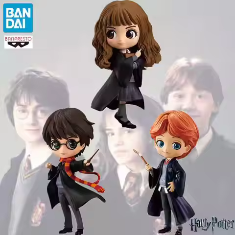 New Arrival Authentic Bandai Glasses Factory Qposket Harry Potter Hermione Ron Malfoy Snape Q-Versio