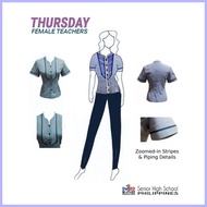 ❈ ∇ ORIGINAL DepEd Teacher Uniform Female Set