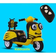 ( Kiddicastle ) Kids electric motor scooter bee scooter with remote control