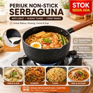 Non Stick Milk Pot Saucepan Yukihira Pot Soup Pot Ramen Cooking Pot 18cm & 20cm Ready Stock