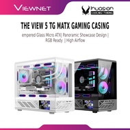 Invasion The View 5 TG mATX Gaming Casing | Tempered Glass Micro ATX | Panoramic Showcase Design