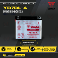 Yuasa YB7BL-A Motorcycle Battery (INDONESIA) best for honda tmx 125