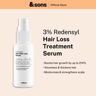 andSons 3% Redensyl Hair Loss Treatment Serum & Hair Growth Tonic (60ml)