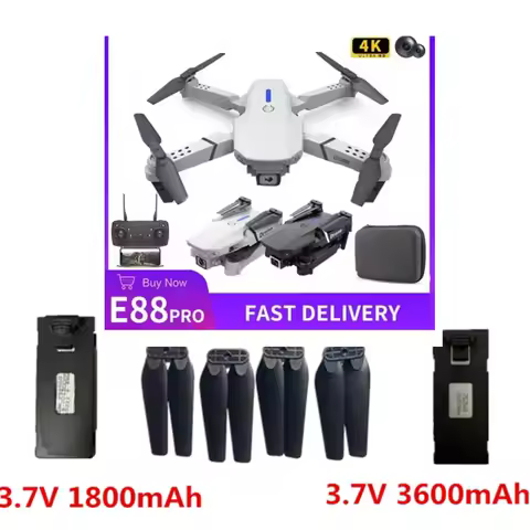 E88 Pro Drone Accessory K3 pro Drone Batteries 3.7V 1800mAh, 3600mAh Battery / Use For E99 Pro Drone