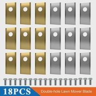 18PCS Stainless Steel Blade Replacement Parts For Worx Landroid Robot Lawn Mower Cutting Blade Set L