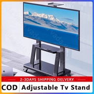 32-85 Inch Mobile TV Stand Floor Type and Adjustable TV Rack with 360° Wheel Heavy Duty Universal TV Bracket