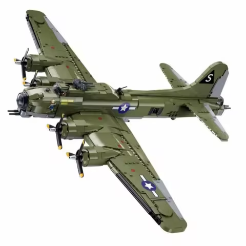 WW2 Classic Model B-17GS Flying Fortress bomber Building Blocks Kit Military B17 Bricks Toys 1270PCS
