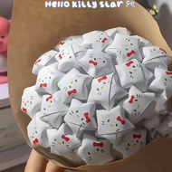 Bộ Vật Liệu DIY Bó Hoa Giấy Ngôi Sao Dễ Thương Hello Kitty Bộ Đồ Thủ Công Thời Trang Cho Phụ Nữ