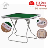[SG STOCK ] Mahjong Table Foldable Mahjong Table Mini Home Mahjong Table - Wooden Foldable Unique an