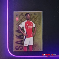 Topps Match Attax 2024-2025 Bukayo Saka Arsenal Gold Edge GE3