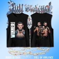Hamzat Chimayev wins UFC 319 Adult Vest Sleeveless Comfortable To Wear Good Ventilation Round Neck C