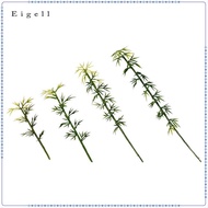 Eigell 100 Bamboo Models, Architecture Artisans Artificial Decorations Mini Trees for