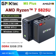 GMKtec M5  Ultra AMD R7 7730U M5 Plus R7 5825U Mini PC 32GB DDR4 1TB SSD Win 11 Pro Dual 2.5G LAN Co