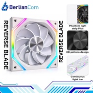 JUNGLE LEOPARD GALAXY 120 ARGB WHITE REVERSE 120mm PWM Fan ARGB Fan PC Fan