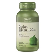 🌳旺角門市🌳 GNC 銀杏精華特強配方120mg 補腦強記憶 含大豆卵磷脂西伯利亞人參馬黛茶 [100粒]