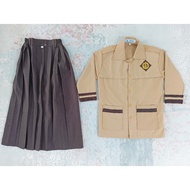 Long elementary school girl scout uniform for grades 1-6, non-set