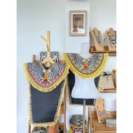 Manika Kaltim - Boys' Dayak Vest / Boys' Dayak Sunung / Boys' Dayak War Shirt / Dayak Boys' Dance Sh