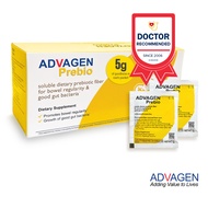 Fibrosol ADVAGEN Prebio - Soluble Prebiotic Fiber Powder Packets for Support of Bowel Regularity and