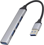 USB 3.0 Hub Multiport Adapter,4 Ports U-S-B A Splitter Cable USB A Male to U-SB3.0A Female Hub 4 Por