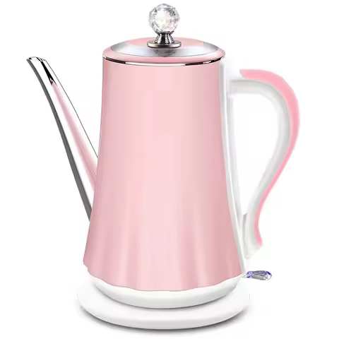 Household 1.4L Hot Water Kettle 220V/1500W Electric Kettle Stainless Steel Long Mouth Kettle Double 