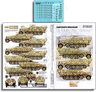 Echelon 1/72 World War II German Sd.Kfz.251 Plastic Model Decal D726227