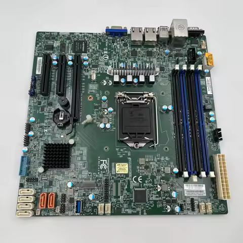 X11SCL-F Original Server Motherboard C242 LGA-1151 E-2100 2200 Perfect Test Good Quality