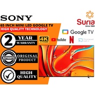 (Free Delivery Kedah,Penang & Perlis)Sony 65 Inch Bravia 7 120Hz 4K Mini LED QLED Google TV 65XR70