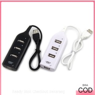 Usb Hub 4 PORT USB CABLE 4 IN 1 TERMINAL USB PORT 2.0 CABLE Computer laptop Accessories mobile phone