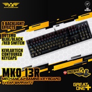 ARMAGGEDDON SMK-12R RGB Kestrel Outemu Switch Mechanical Keyboard 104 Key Low-Profile FREE 3 ITEM