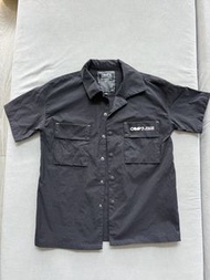 CAMP7 黑色短袖襯衫