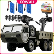 KOWAH Fayee FY004A 1/16 2.4 กรัม 6WDรถRCกองทัพสหรัฐฯทหาร 720 จุดHDกล้องปิดถนนรถบรรทุกRTRยานพาหนะปีนเ
