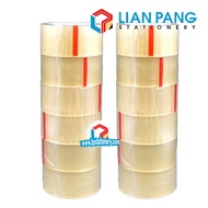 Opp Tape Transparent/Brown 48mmx90Yard [6pcs In Roll]