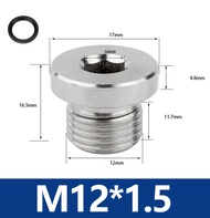 น็อตอุดรู วัสดุสแตนเลส 304 หัวหกเหลี่ยม G1/8G1/4M8M10M10X1.5M12X1.25M12X1.5M14X1.5M18X1.5[ส่งจากไทย]