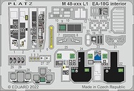 Platz M48-12 EA-18G Growler Etching Parts for Cockpit Plastic Models