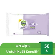 Dettol Sensitive Wet Wipes Antiseptic Wet Wipes 50 Sheets