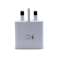 USB 5V 2A / 9V 1.67A UK 3-pin Mains Plug Travel Adapter, Phone Charger for iPhone, Samsung S6 S8 S10