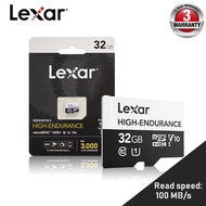 ขายร้อน Lexar HIGH-ENDURANCE Micro Sd Card 32GB 64GB 256GB 512GB 128GB ความจุสูงการ์ดหน่วยความจำ Tf Card สำหรับเก็บวิดีโอ Huawei โทรศัพท์