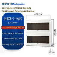 CHINT 40 Ways Electric Box Cover Breaker Enclosure Distribution Box Circuit Breaker Panel Box Breake