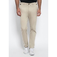 MON AKITA - Heishi Men's Long Pants Beige - Men's Beige Long Pants