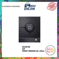 PREORDER FISHER PAYKEL TEMPERED GLASS DOMINO GAS HOB CG451DLPGB