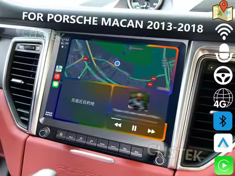 Car Android Monitor For Porsche Macan 2013-2018 Carplay 4G GPS WIFI DSP Bluetooth Player Navigation 