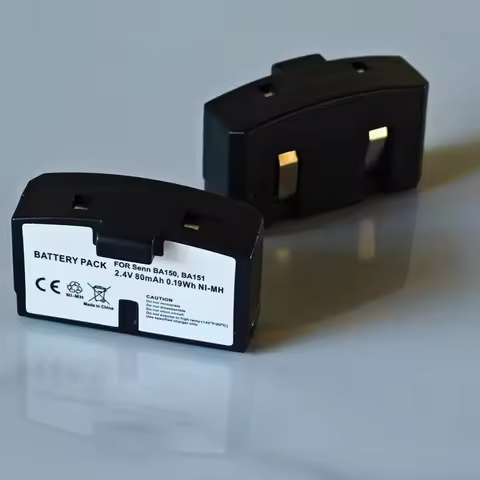 2.4V 80mAh BA150 BA151 Replacement Battery for Sennheiser RS40 RI250 A200 Battery HDI302 SET250-J He