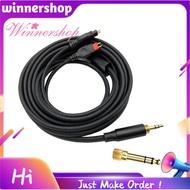 Long Copper Wire Audio Cable 3.5mm Jack Replacement for  HD650 HD600 HD580 HD660S Headphones