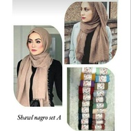 Shawl Arab Fringe,/ Shawl Negro