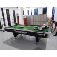 BNEW BRUNSWICK BILLIARD TABLE (SLATE) / STANDARD SIZE BILLIARD TABLE