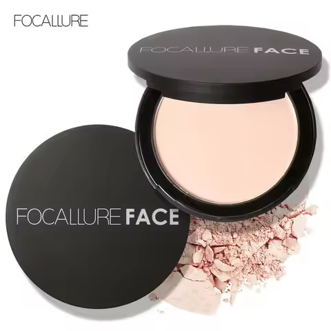 Focallure Mineral Face Pressed Powder 3 Colors Waterproof Natural Concealer Contouring Makeup Face P