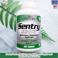 21st Century - Sentry Senior Multivitamin & Mineral Supplement Adults 50+, 265 Tablets วิตามินรวม 31