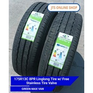175R13C 8PR Linglong Tire GREEN-MAX VAN w/ Free Stainless Tire Valve 1pc